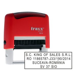 Stampila Dreptunghiulara Traxx 9012