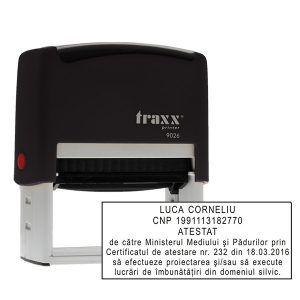 Stampila Dreptunghiulara Traxx 9026