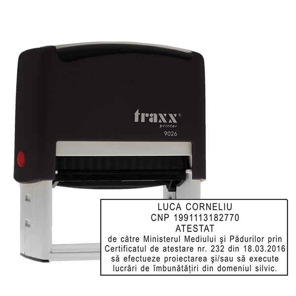Stampila Dreptunchiulara Traxx 9026