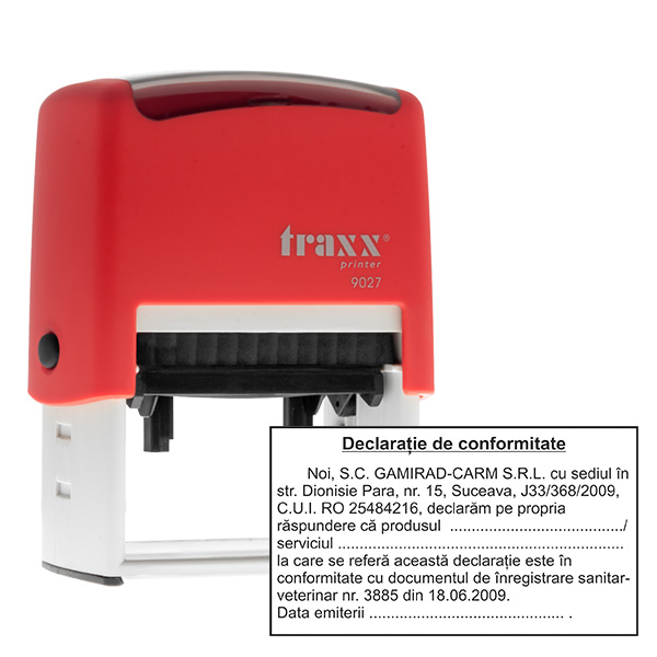 Stampila Dreptunchiulara Traxx 9027