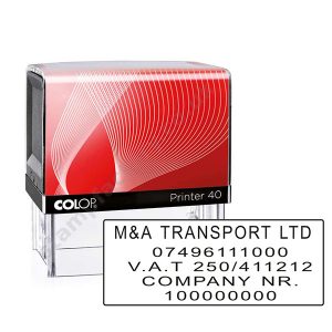 Stampila Dreptunghiulara Colop 40